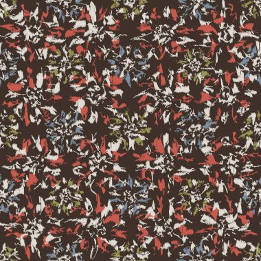 Çiçek süsüsüyle kusursuz soyut desen