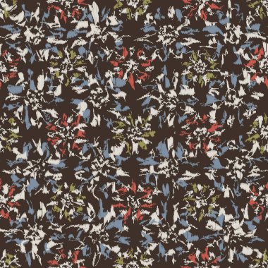 Çiçek süsüsüyle kusursuz soyut desen