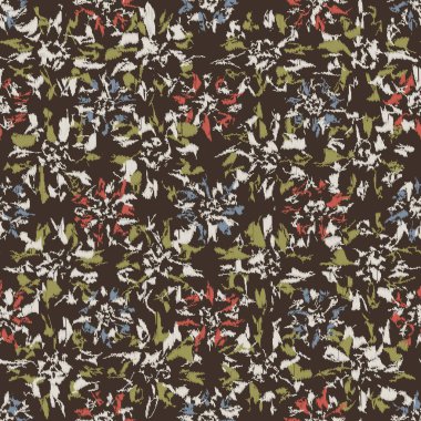 Çiçek süsüsüyle kusursuz soyut desen