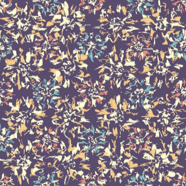 Çiçek süsüsüyle kusursuz soyut desen