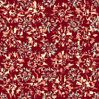 Çiçek süsüsüyle kusursuz soyut desen