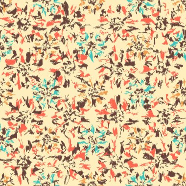 Çiçek süsüsüyle kusursuz soyut desen