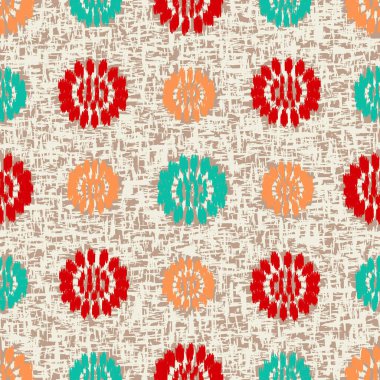 Çiçek süsüsüyle kusursuz soyut desen