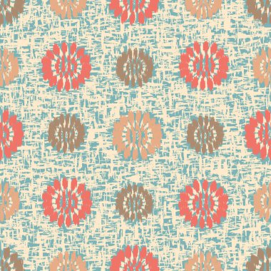 Çiçek süsüsüyle kusursuz soyut desen