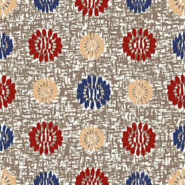 Çiçek süsüsüyle kusursuz soyut desen