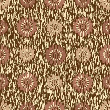 Çiçek süsüsüyle kusursuz soyut desen