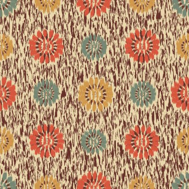 Çiçek süsüsüyle kusursuz soyut desen