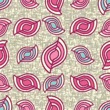 Geometrik şekillerin ve dağınık çizgilerin görüntüsüne sahip kusursuz soyut desen