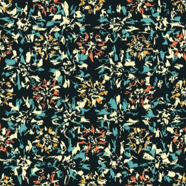 Çiçek süsüsüyle kusursuz soyut desen