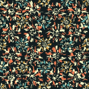 Çiçek süsüsüyle kusursuz soyut desen