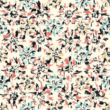 Çiçek süsüsüyle kusursuz soyut desen