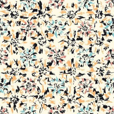 Çiçek süsüsüyle kusursuz soyut desen