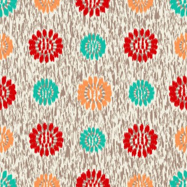 Çiçek süsüsüyle kusursuz soyut desen