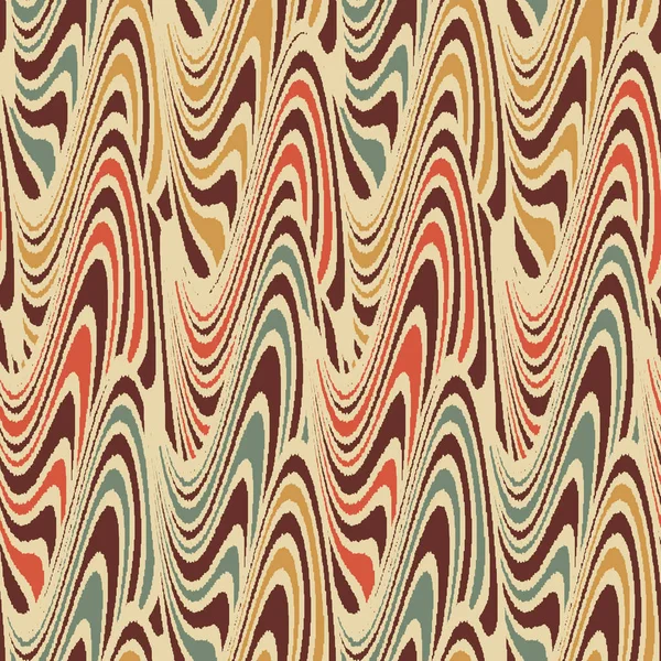 波纹无缝线抽象几何图案 — 图库矢量图片