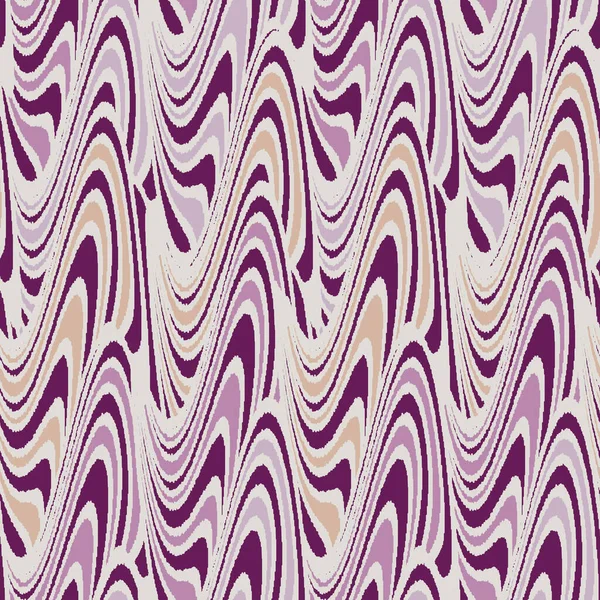 波状縞のシームレス抽象幾何学模様 — ストックベクタ
