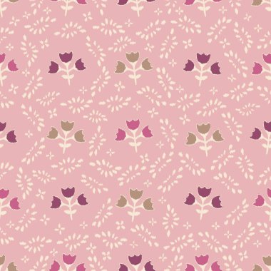 Çiçek süsüsüyle kusursuz soyut desen