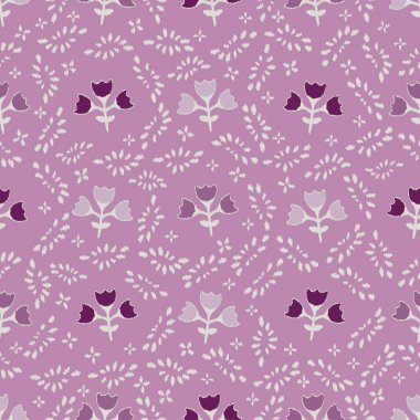 Çiçek süsüsüyle kusursuz soyut desen