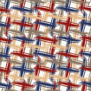 Dikey ve yatay çizgilerden kusursuz soyut desen. Tartan.