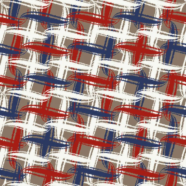 Dikey ve yatay çizgilerden kusursuz soyut desen. Tartan.