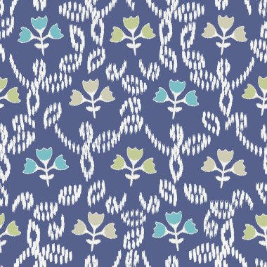 Çiçek süsüsüyle kusursuz soyut desen