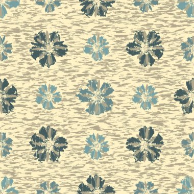 Çiçek süsüsüyle kusursuz soyut desen