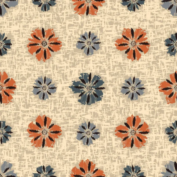 Çiçek süsüsüyle kusursuz soyut desen