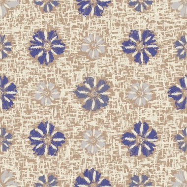 Çiçek süsüsüyle kusursuz soyut desen