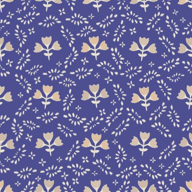 Çiçek süsüsüyle kusursuz soyut desen