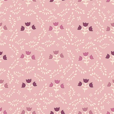 Çiçek süsüsüyle kusursuz soyut desen