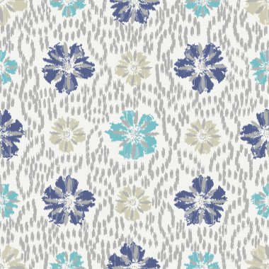 Çiçek süsüsüyle kusursuz soyut desen