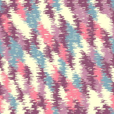 Renkli vuruşların görüntüsüyle karalama biçiminde kusursuz soyut desen. 