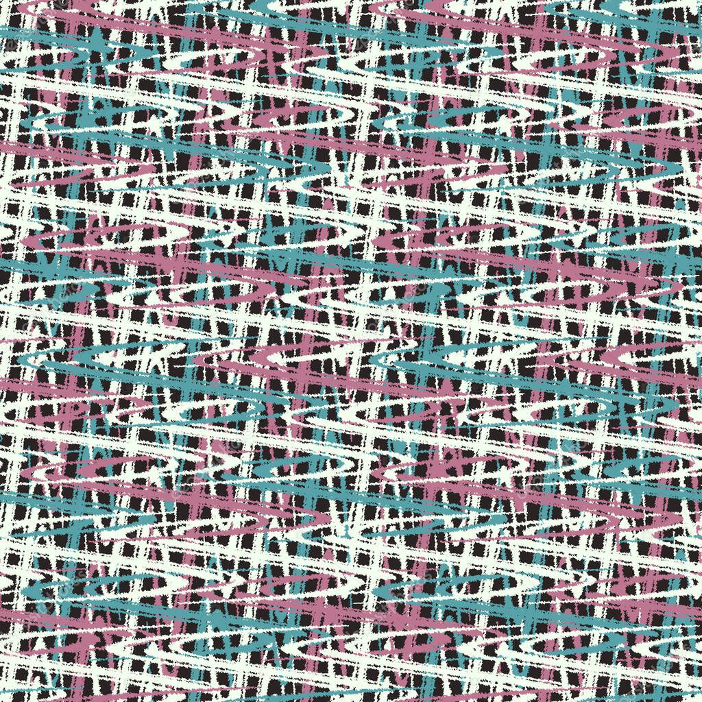 Seamless abstract geometric pattern of jumbled lines.