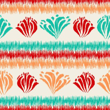 Çiçek süsüsüyle kusursuz soyut desen