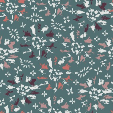 Çiçek süsüsüyle kusursuz soyut desen