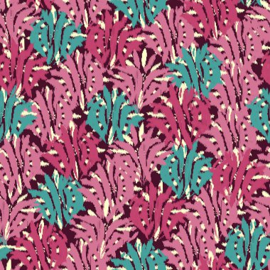 Çiçek süsüsüyle kusursuz soyut desen