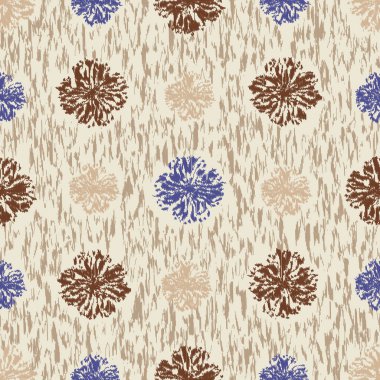 Çiçek süsüsüyle kusursuz soyut desen