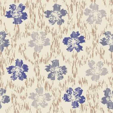 Çiçek süsüsüyle kusursuz soyut desen