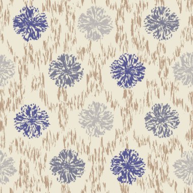 Çiçek süsüsüyle kusursuz soyut desen