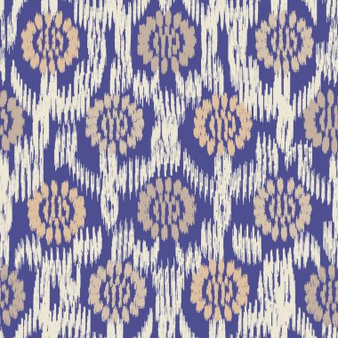 Çiçek süsüsüyle kusursuz soyut desen