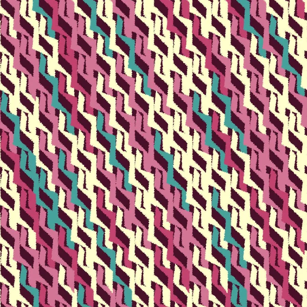 Nahtlose Abstrakte Muster Mit Dem Bild Diagonaler Streifen — Stockvektor