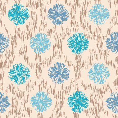 Çiçek süsüsüyle kusursuz soyut desen