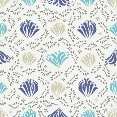 Çiçek süsüsüyle kusursuz soyut desen