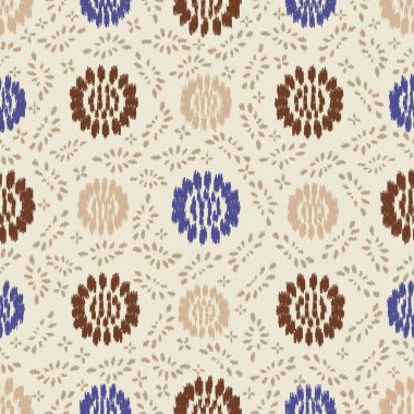 Çiçek süsüsüyle kusursuz soyut desen