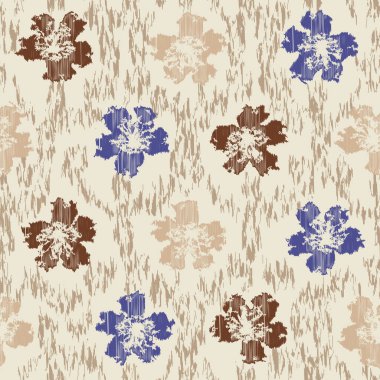 Çiçek süsüsüyle kusursuz soyut desen