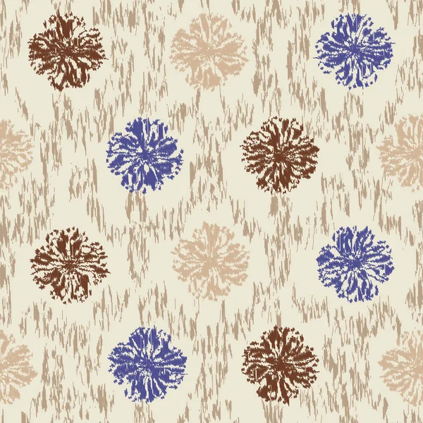 Çiçek süsüsüyle kusursuz soyut desen