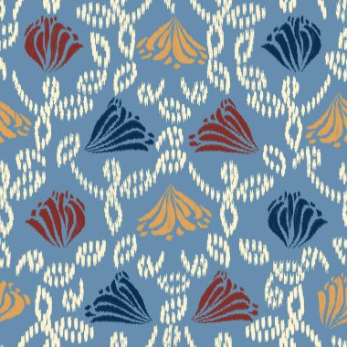 Çiçek süsüsüyle kusursuz soyut desen