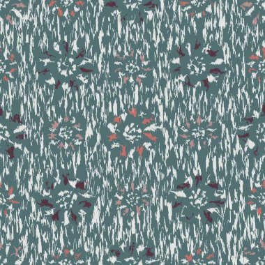 Çiçek süsüsüyle kusursuz soyut desen