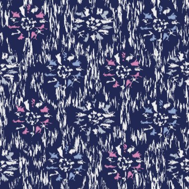 Çiçek süsüsüyle kusursuz soyut desen