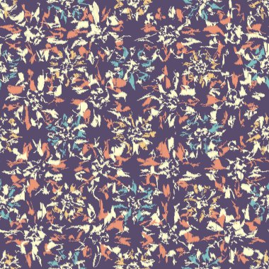 Çiçek süsüsüyle kusursuz soyut desen