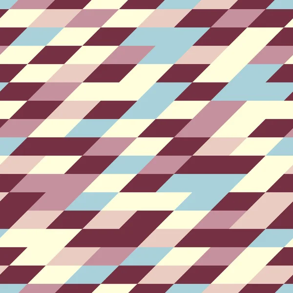 Motif Géométrique Abstrait Sans Couture Avec Des Segments Rectangulaires Colorés — Image vectorielle